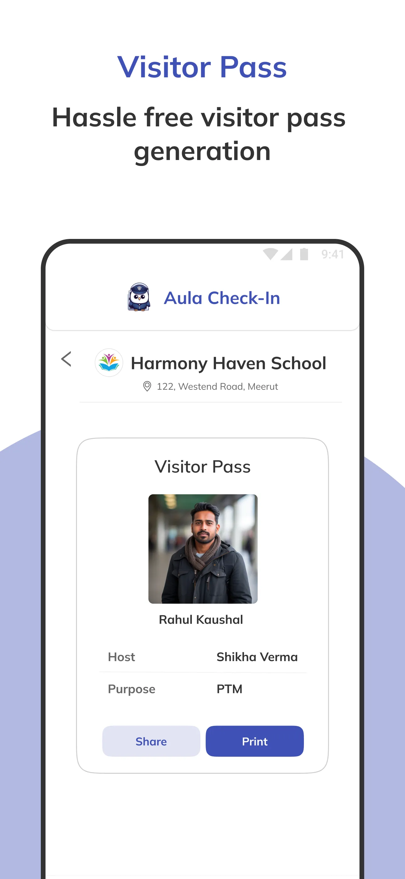 Aula CheckIn | Indus Appstore | Screenshot