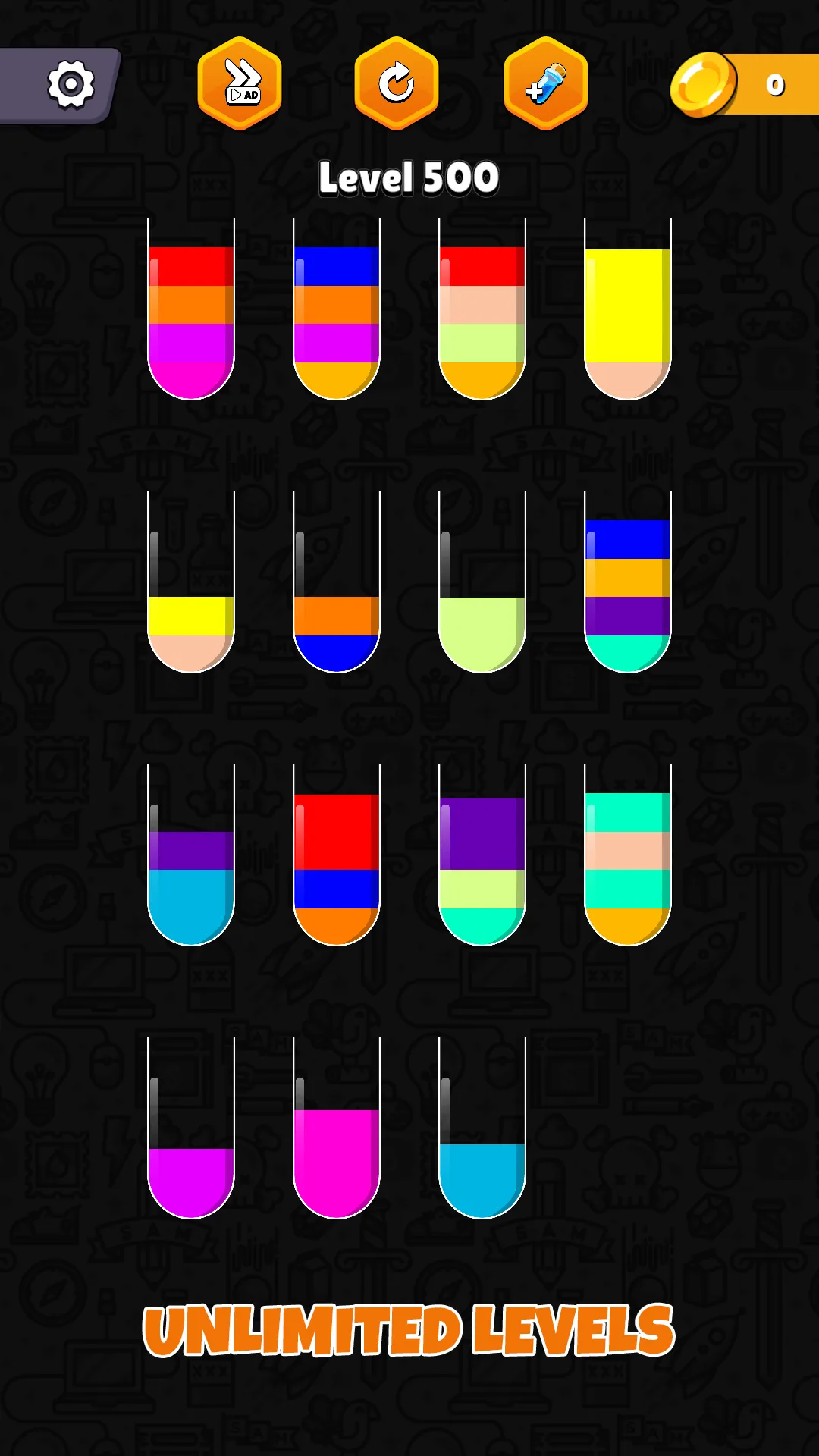 Water Color Puzzle – Sort Game | Indus Appstore | Screenshot