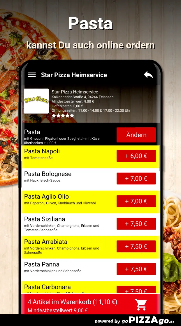 Star Pizza Heimservice Teisnac | Indus Appstore | Screenshot