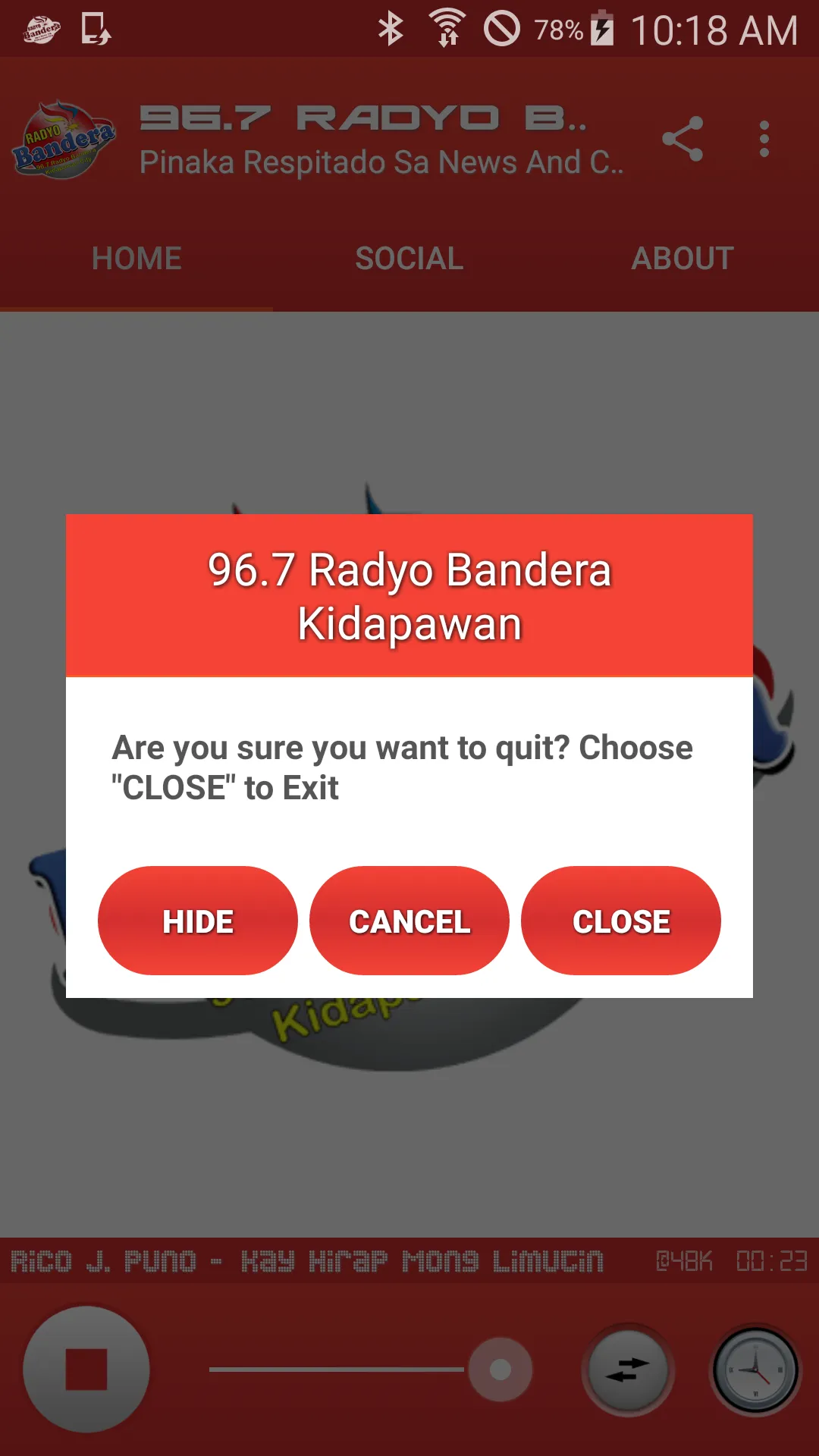 96.7 RADYO BANDERA NEWS FM KID | Indus Appstore | Screenshot