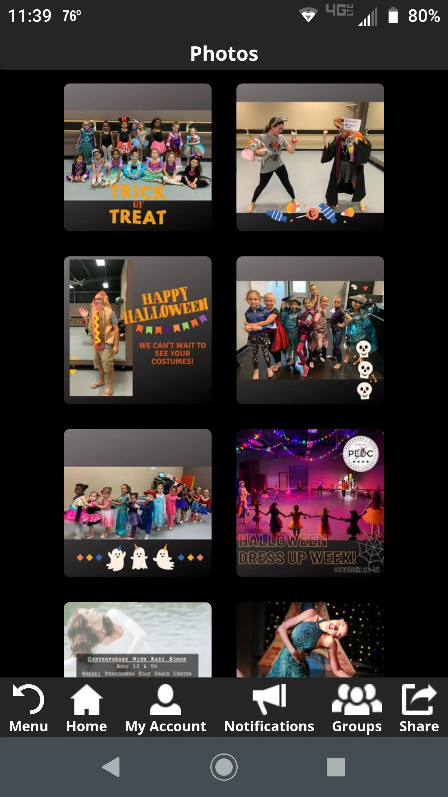 Performer's Edge Dance Center | Indus Appstore | Screenshot