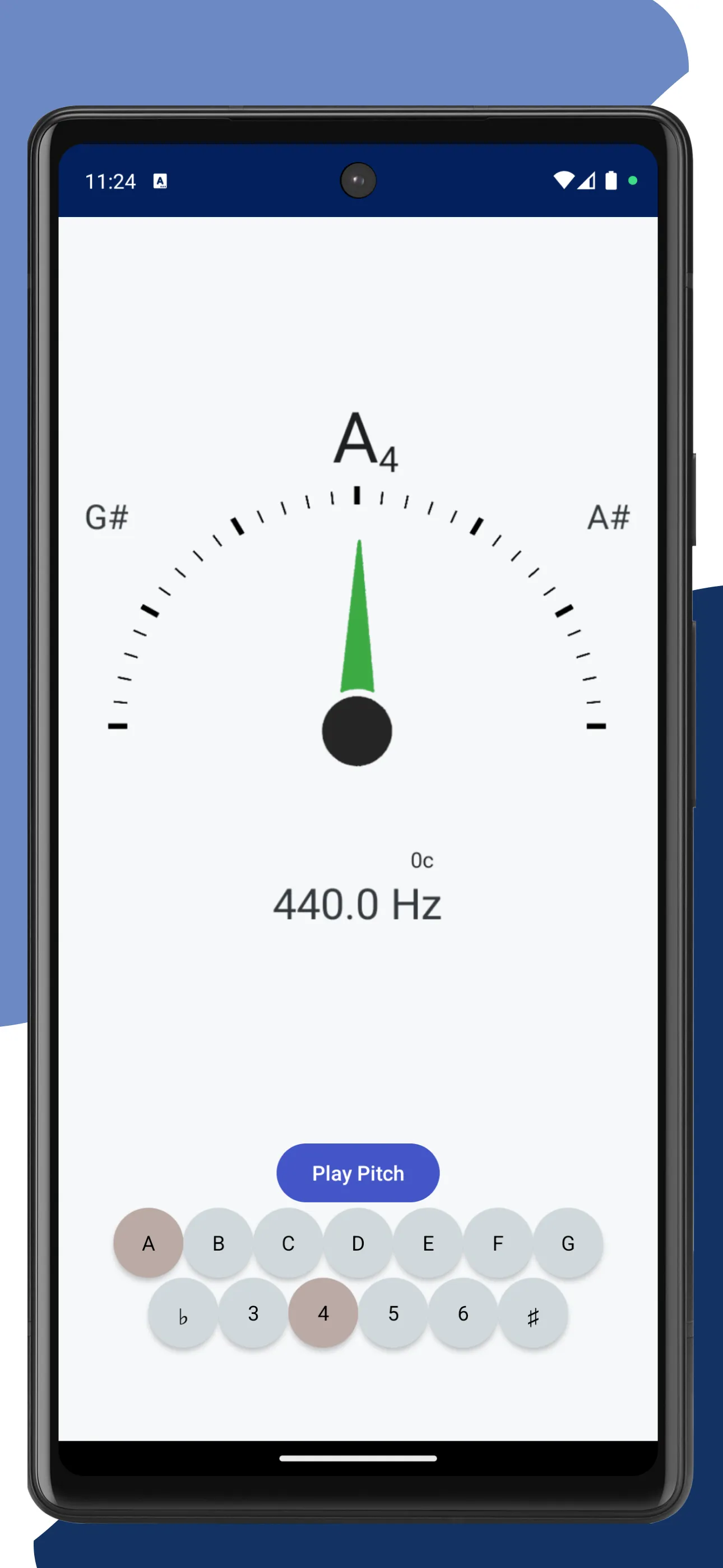 Chromatic Tuner and Tone Maker | Indus Appstore | Screenshot