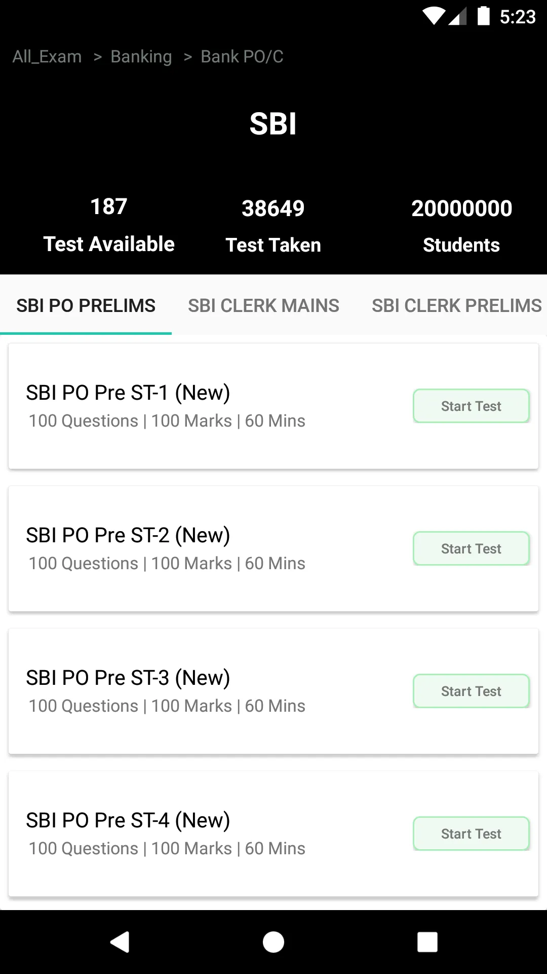 Career Capital TestSeries | Indus Appstore | Screenshot