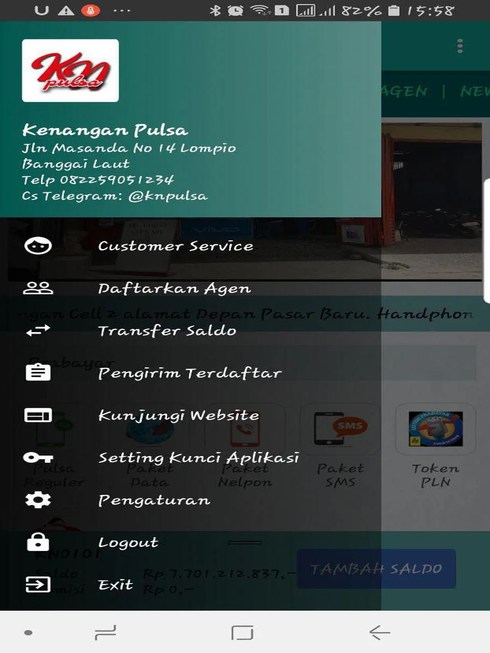 kenangan pulsa | Indus Appstore | Screenshot