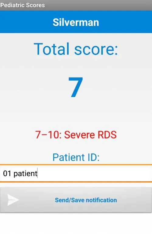 Pediatric Scores | Indus Appstore | Screenshot