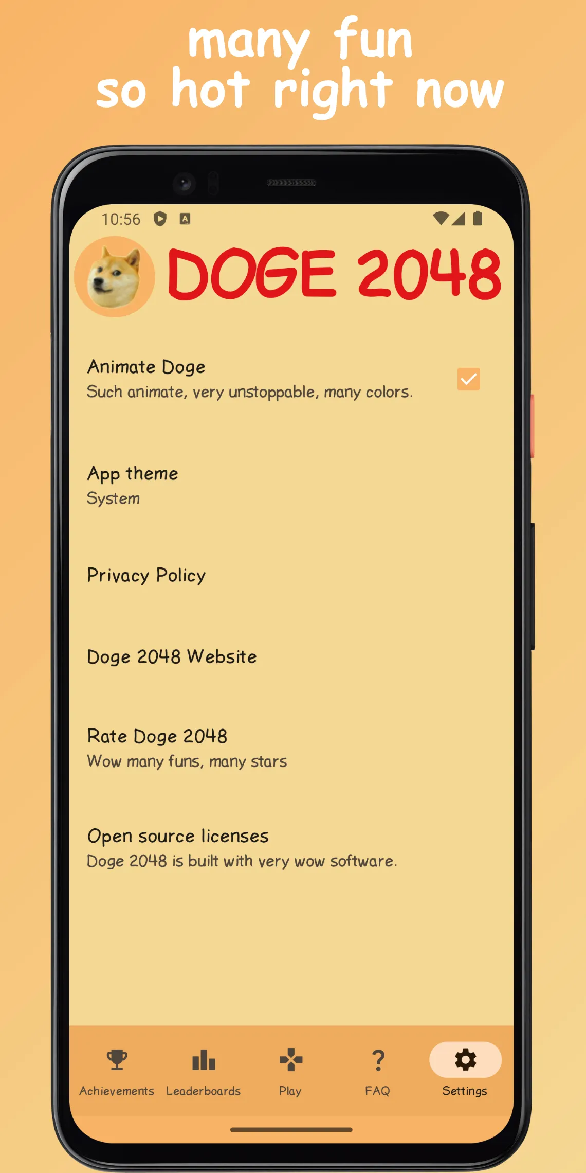 Doge 2048 | Indus Appstore | Screenshot