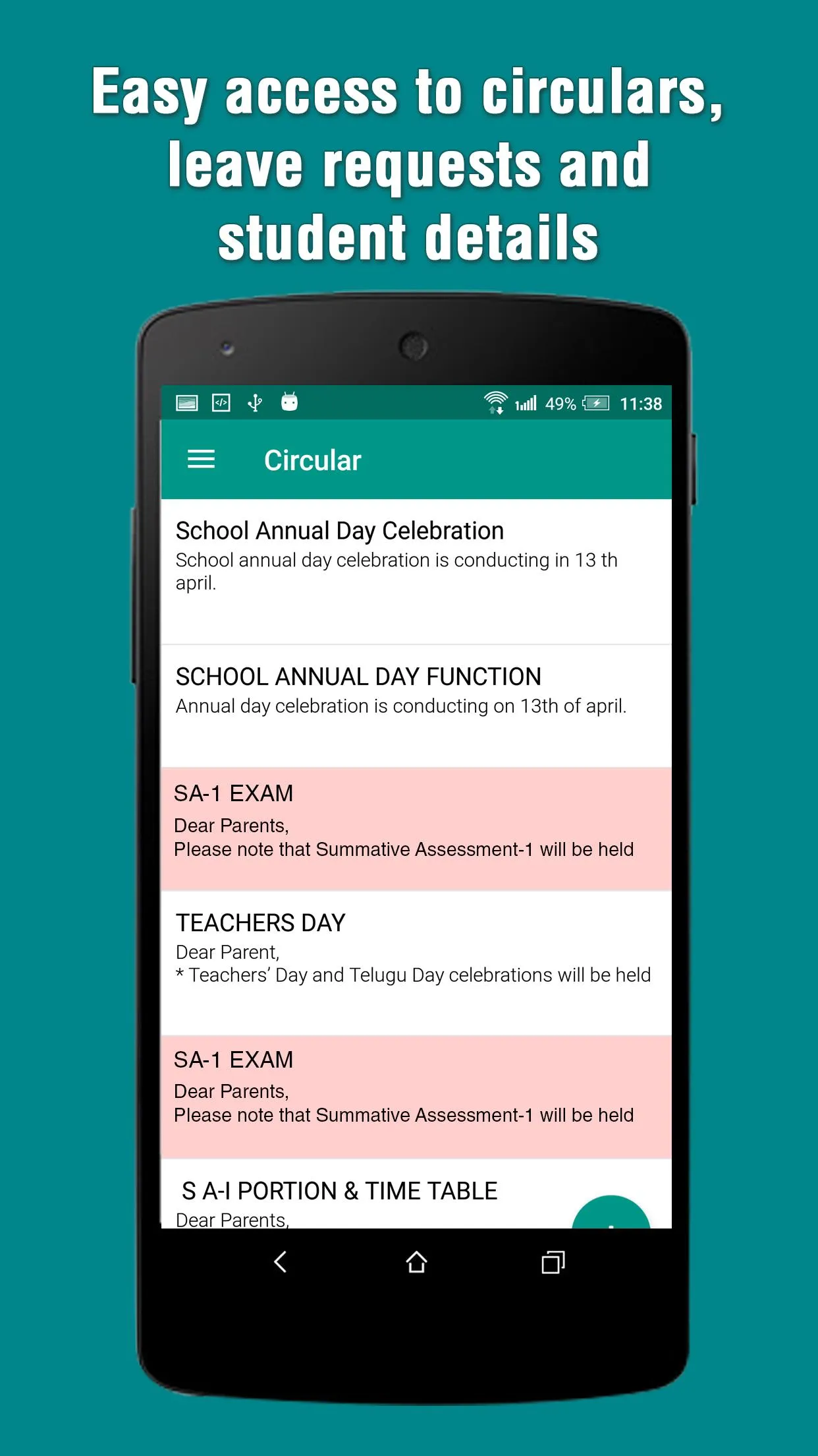 TrackMySchool - Staff | Indus Appstore | Screenshot