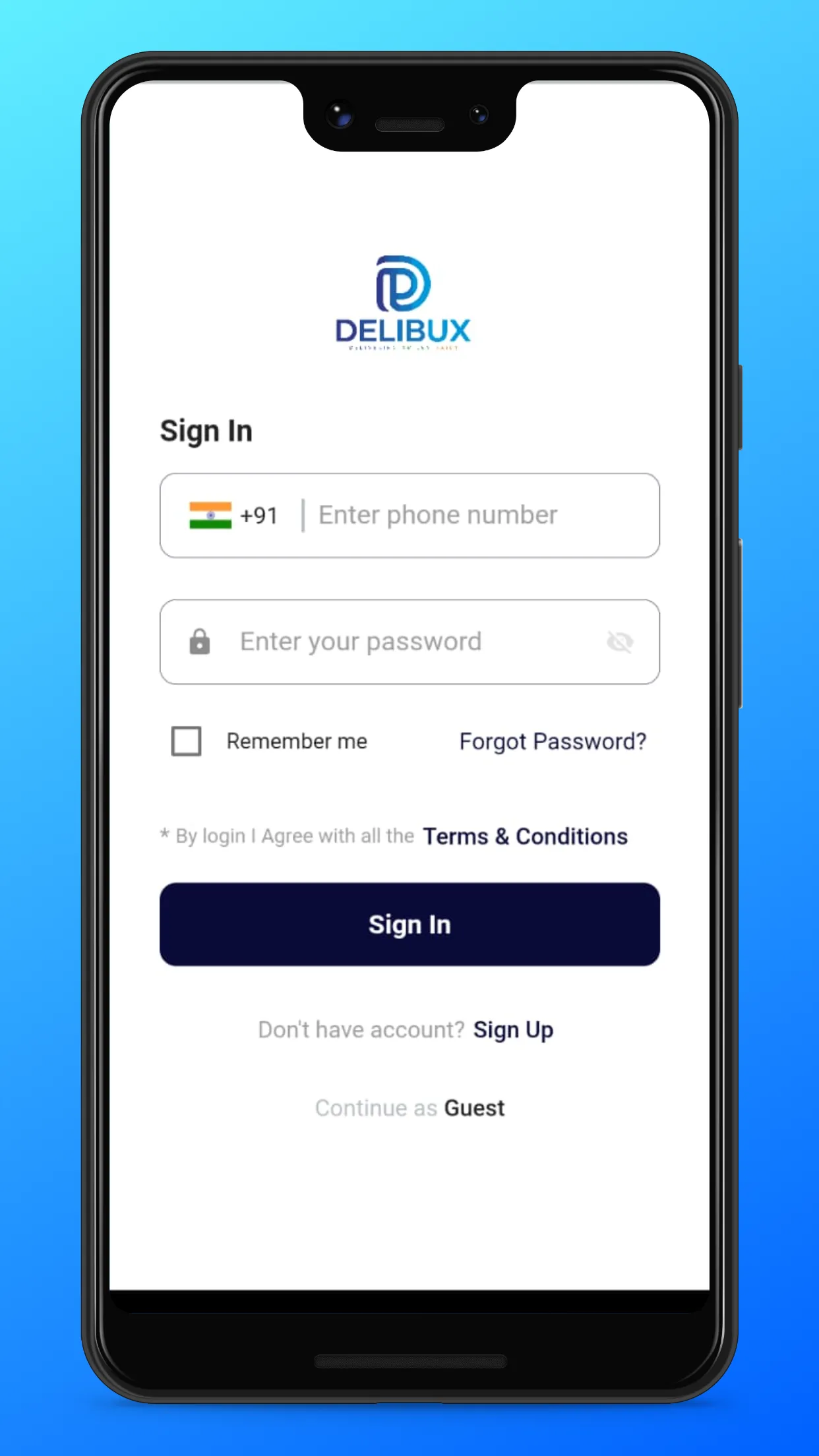 Delibux: On Time! Every Time! | Indus Appstore | Screenshot