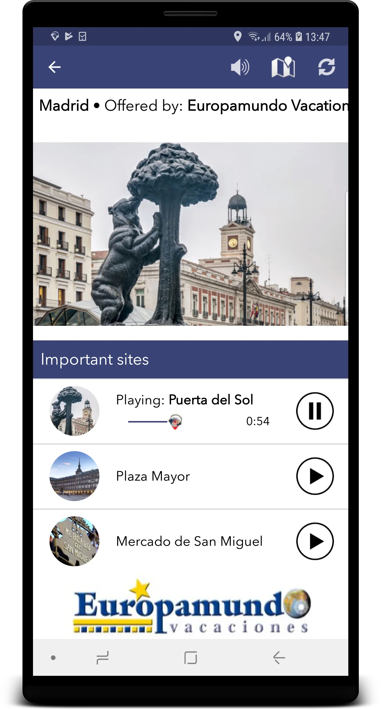 Europamundo Audio | Indus Appstore | Screenshot