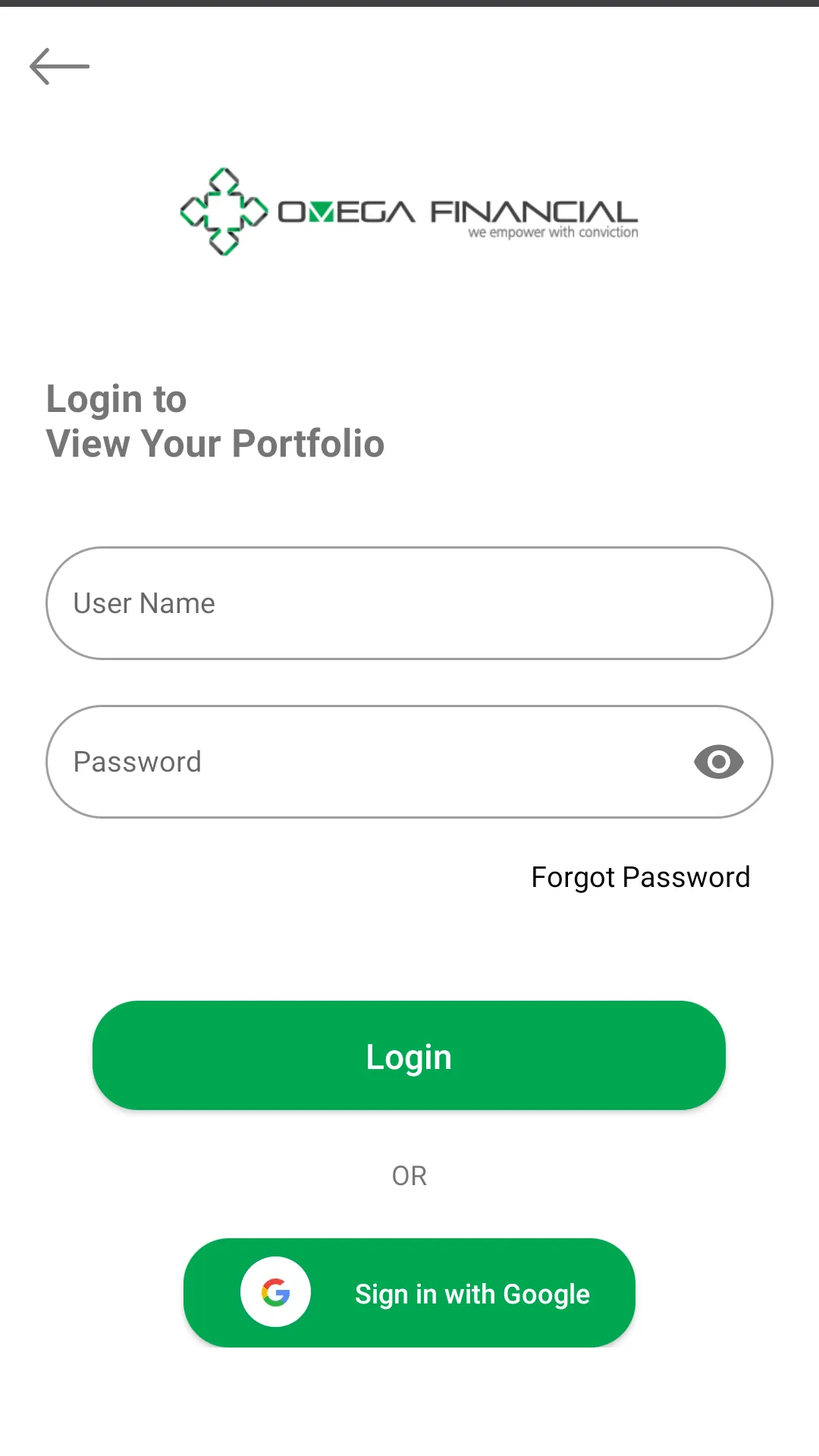 Omega Financial | Indus Appstore | Screenshot