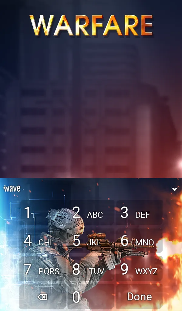 Warfare Keyboard Wallpaper HD | Indus Appstore | Screenshot