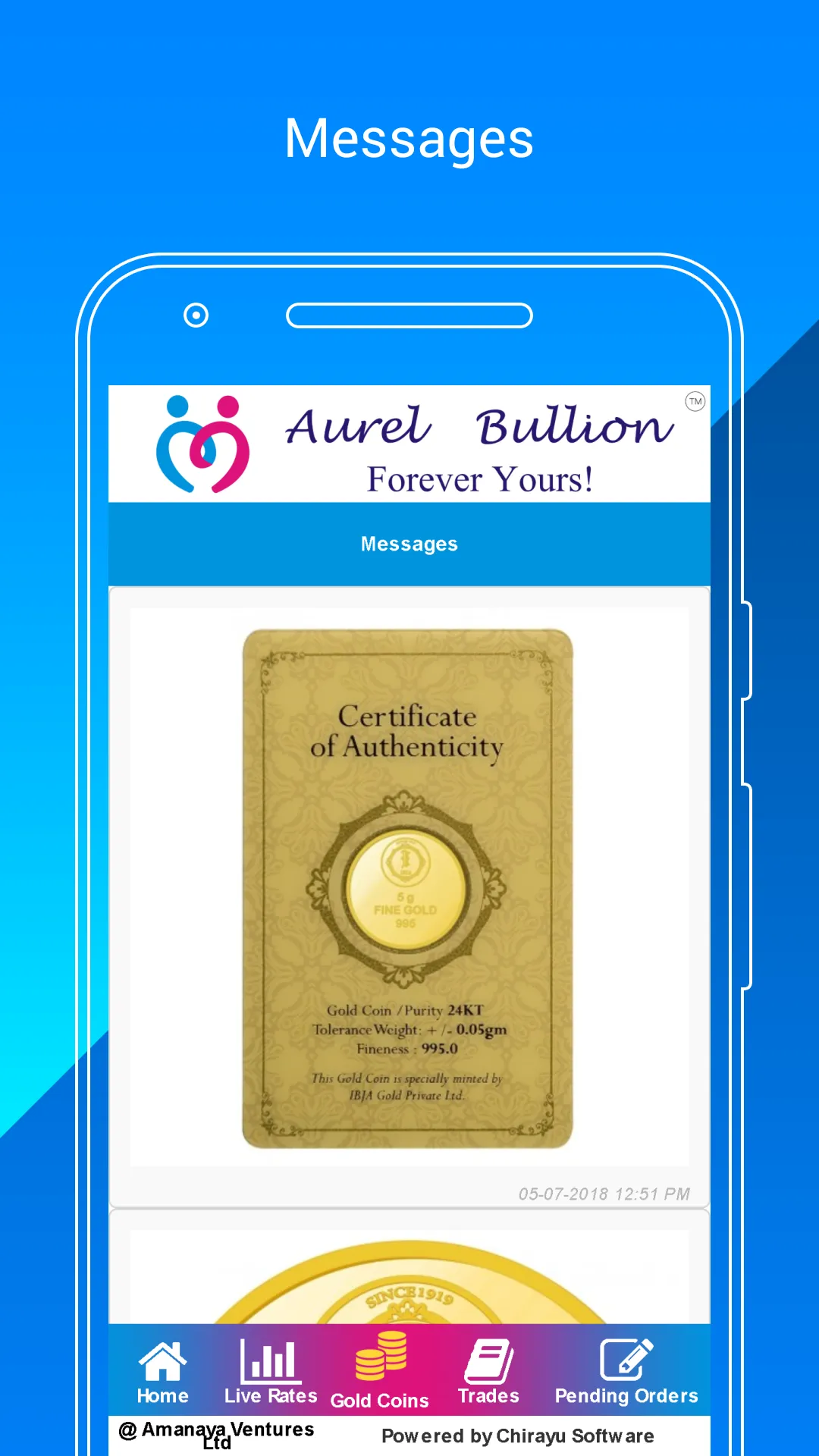 Aurel Bullion - Amanaya Ventur | Indus Appstore | Screenshot