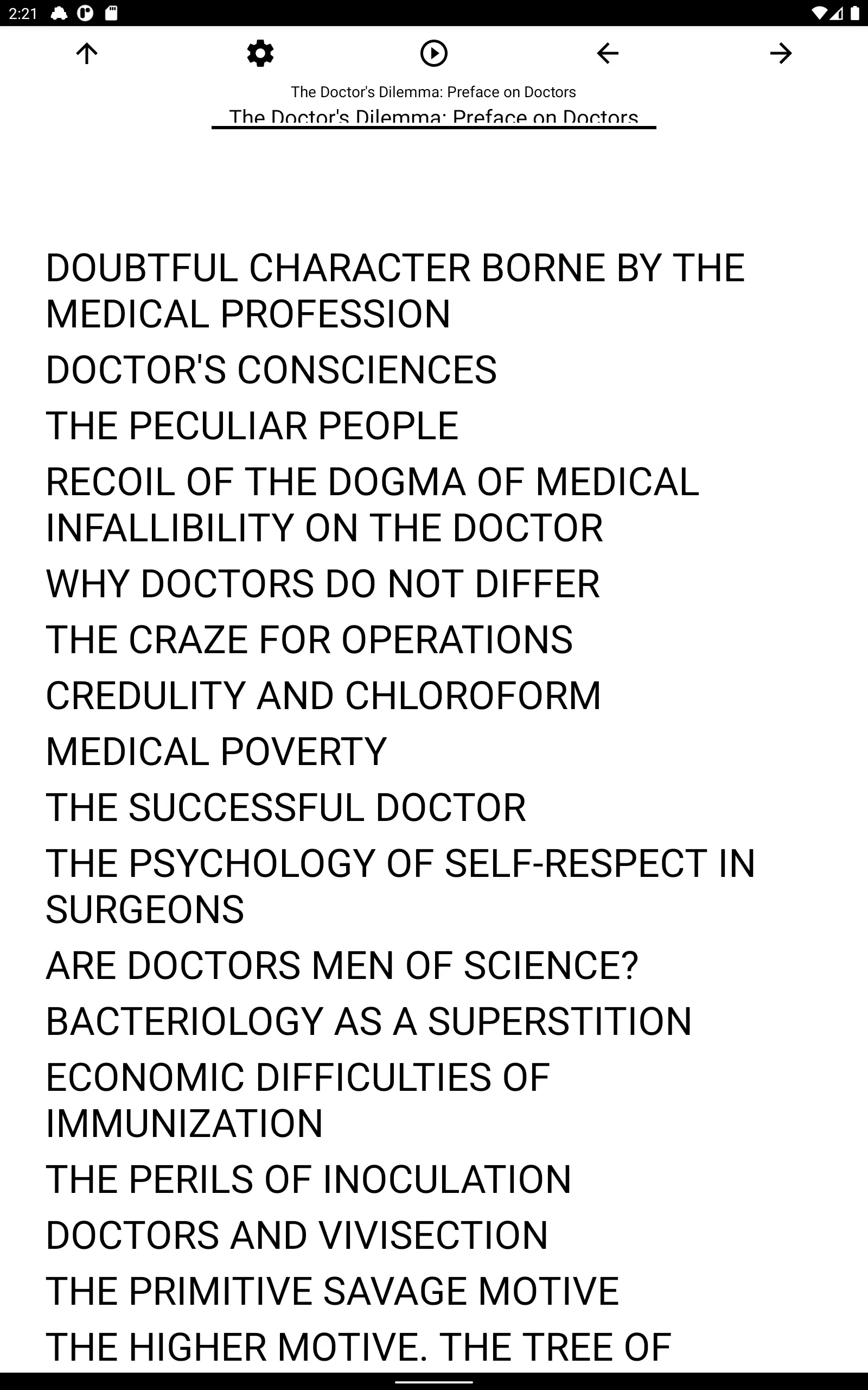 Book, The Doctor's Dilemma: Pr | Indus Appstore | Screenshot