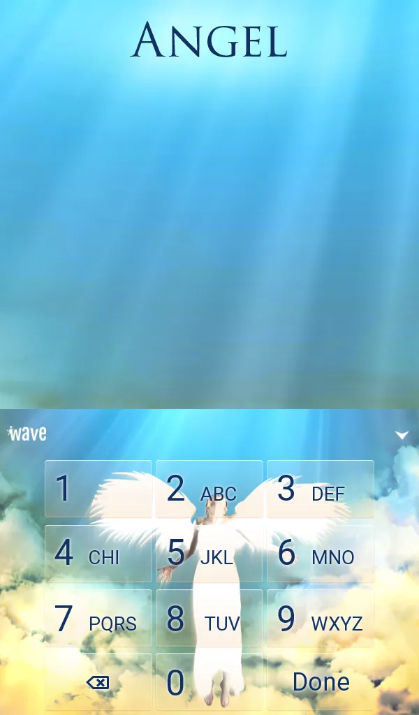 Angel Keyboard Live Wallpaper | Indus Appstore | Screenshot