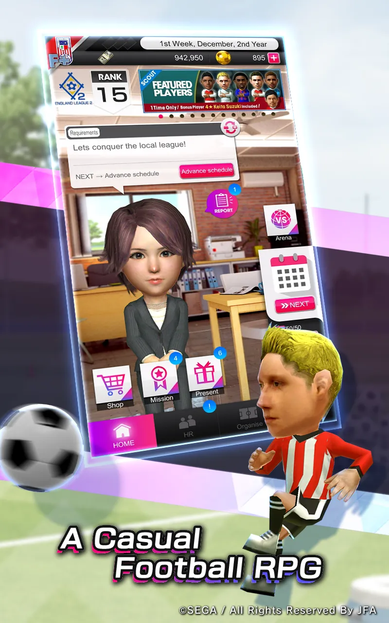 SEGA Pocket Club Manager | Indus Appstore | Screenshot