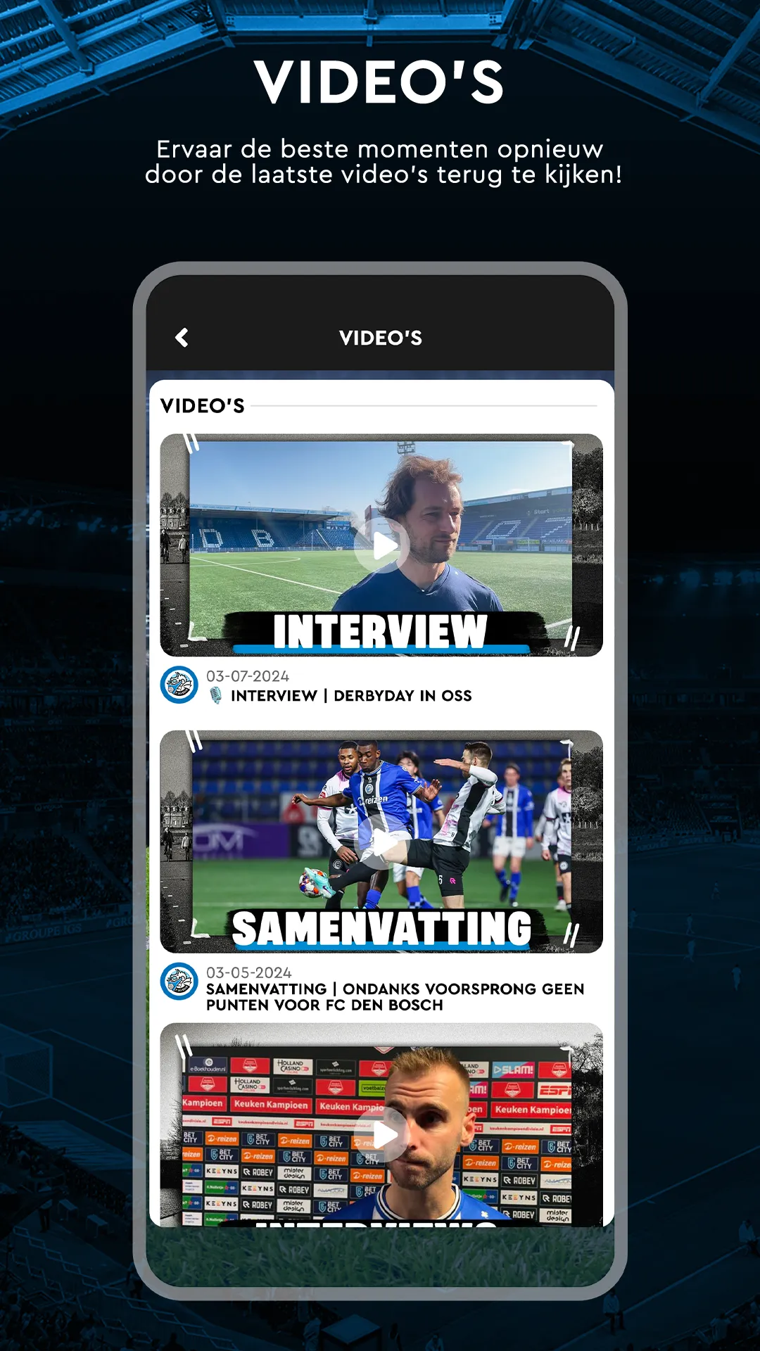 FC Den Bosch - Officiële App | Indus Appstore | Screenshot