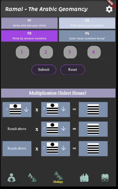 Arabic Geomancy (ilm-e-Ramal) | Indus Appstore | Screenshot