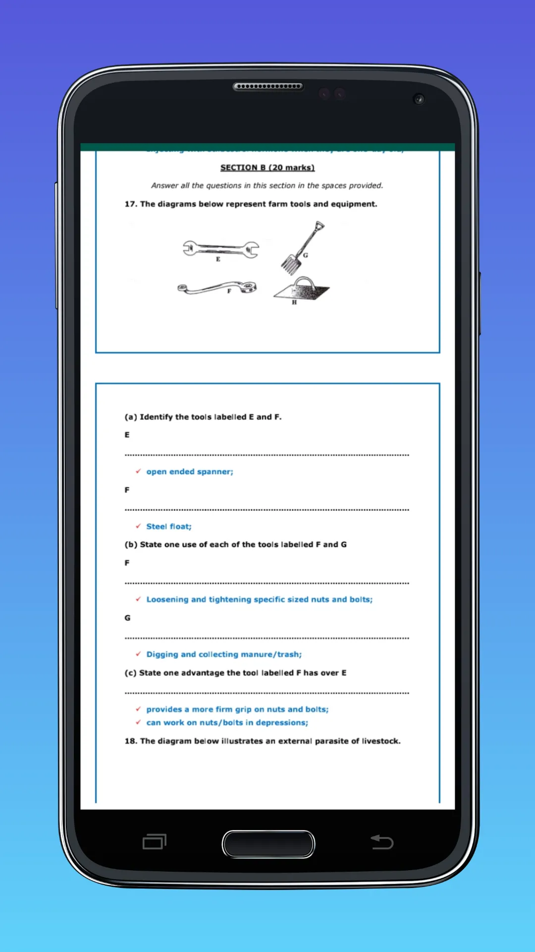 Kcse Agriculture Revision | Indus Appstore | Screenshot