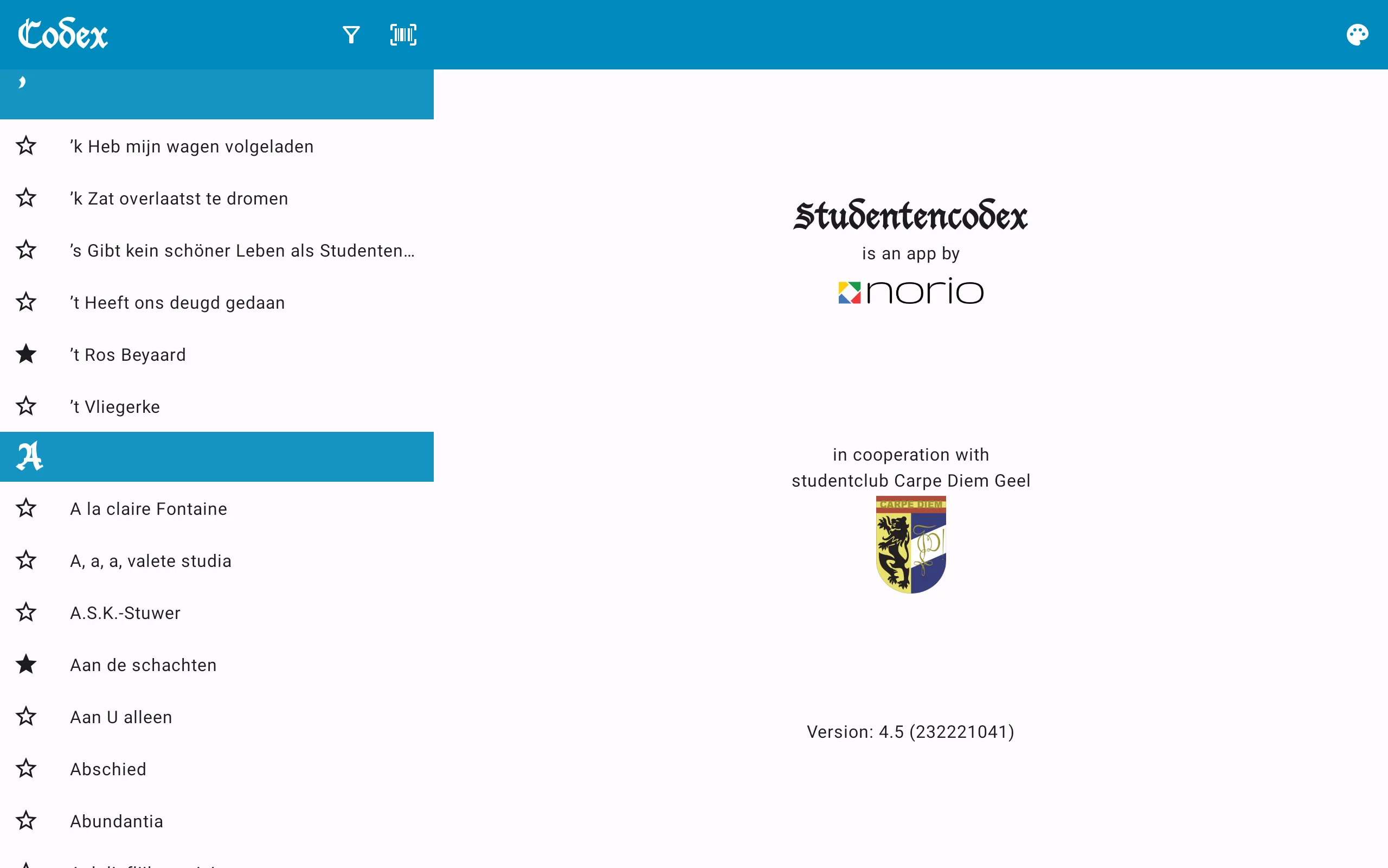 Studentencodex | Indus Appstore | Screenshot