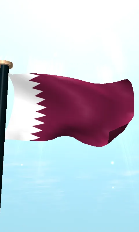 Qatar Flag 3D Free Wallpaper | Indus Appstore | Screenshot