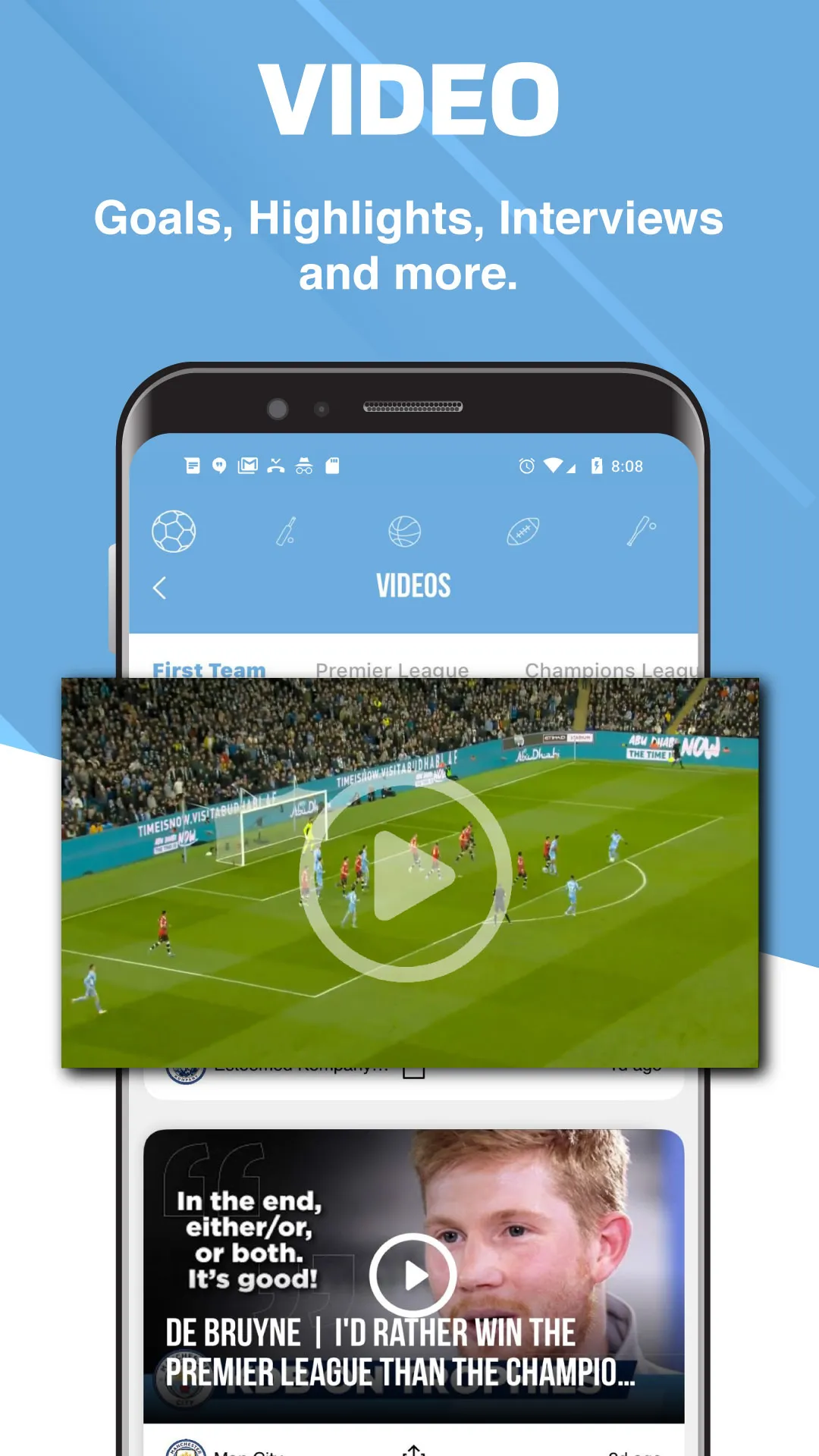 ManCityzens - Live Scores | Indus Appstore | Screenshot