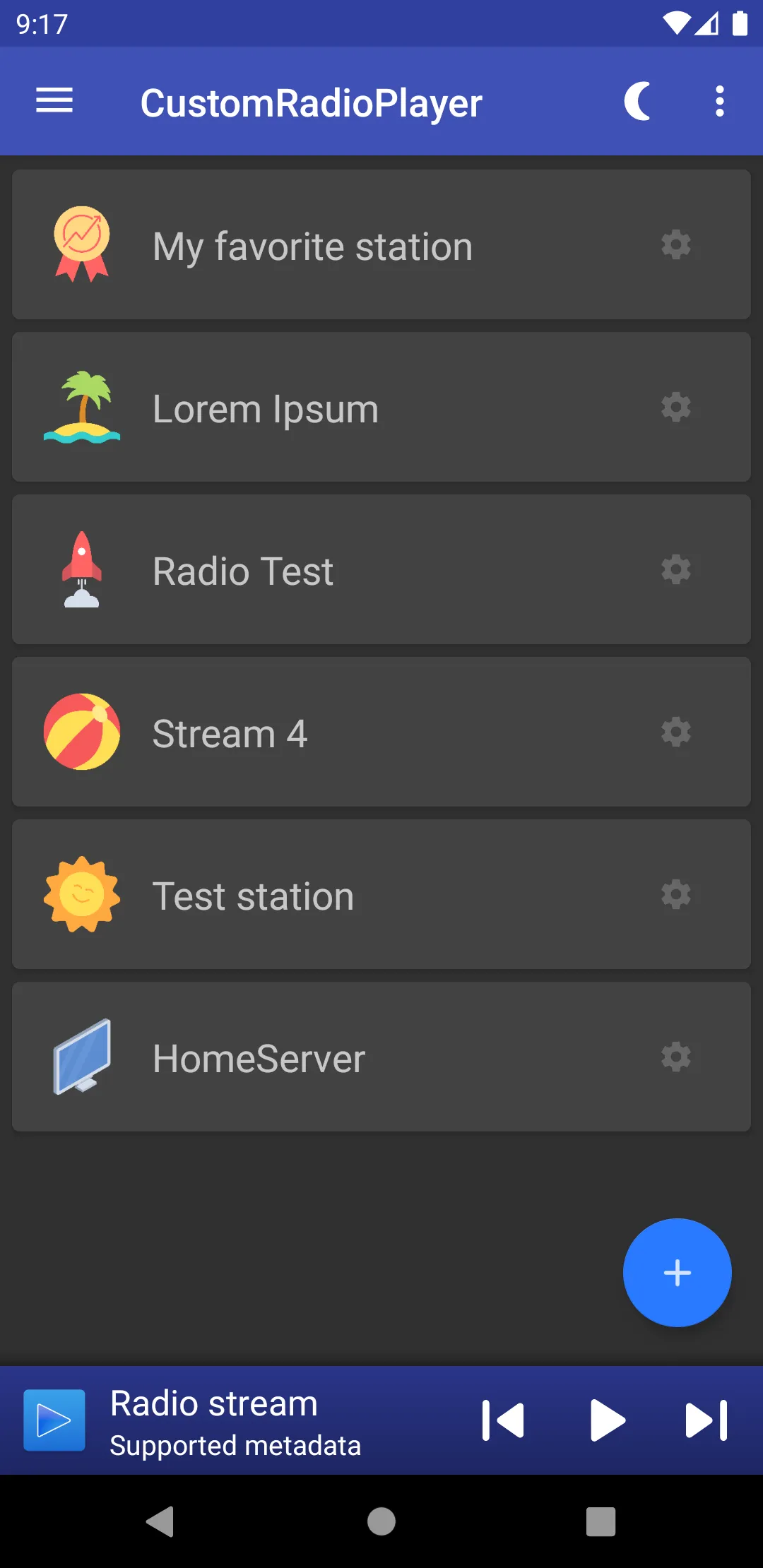 CustomRadioPlayer - Basic URL- | Indus Appstore | Screenshot