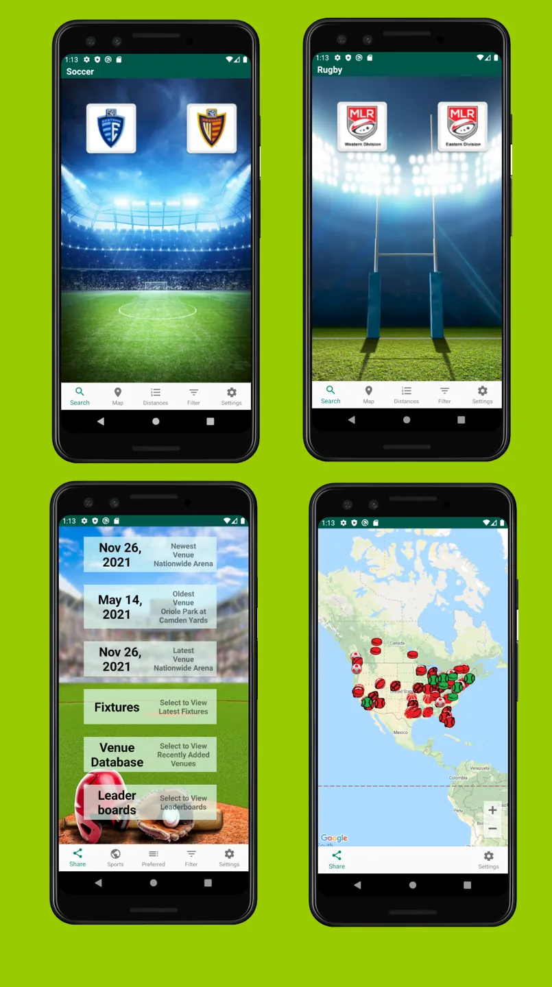 Major League Venue Tracker | Indus Appstore | Screenshot