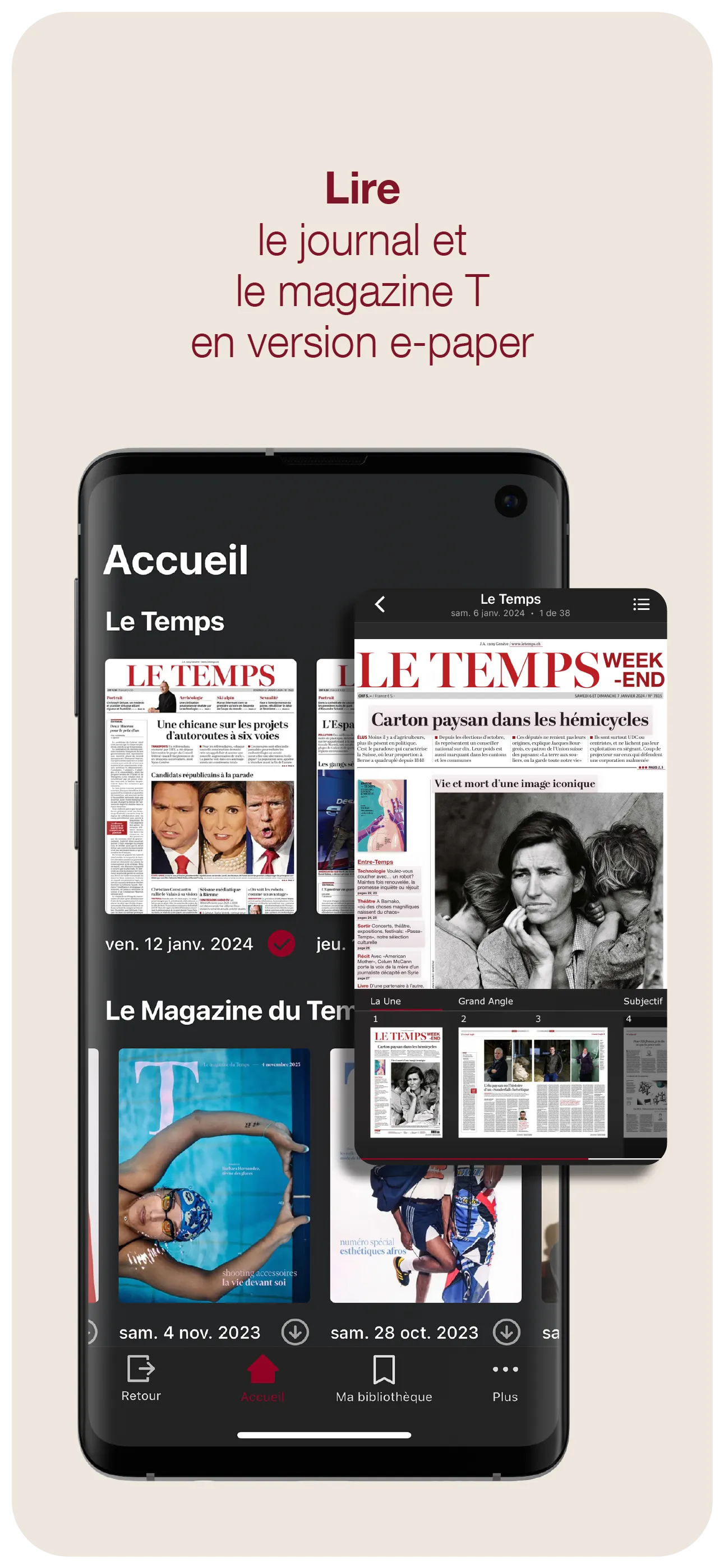 Le Temps, actualités et info | Indus Appstore | Screenshot