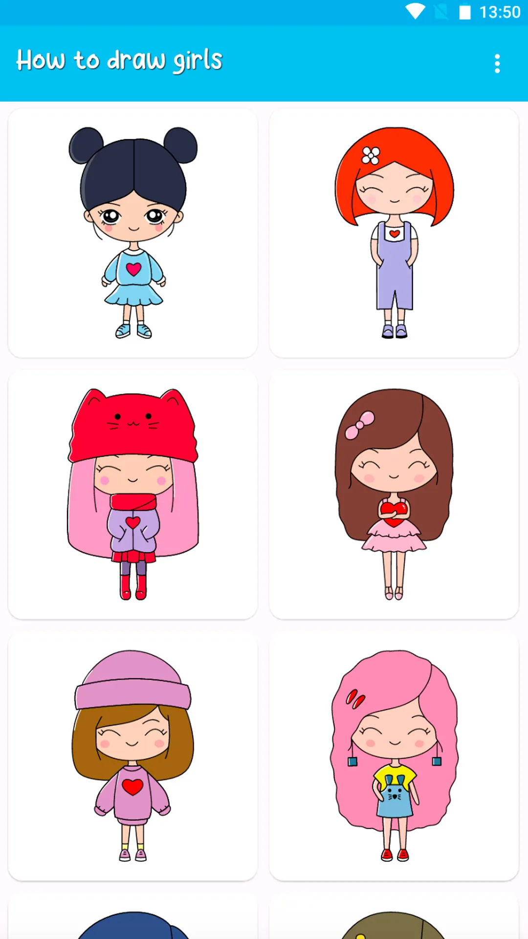 How to draw girls | Indus Appstore | Screenshot