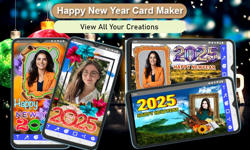 Happy Newyear Card Maker | Indus Appstore | Screenshot