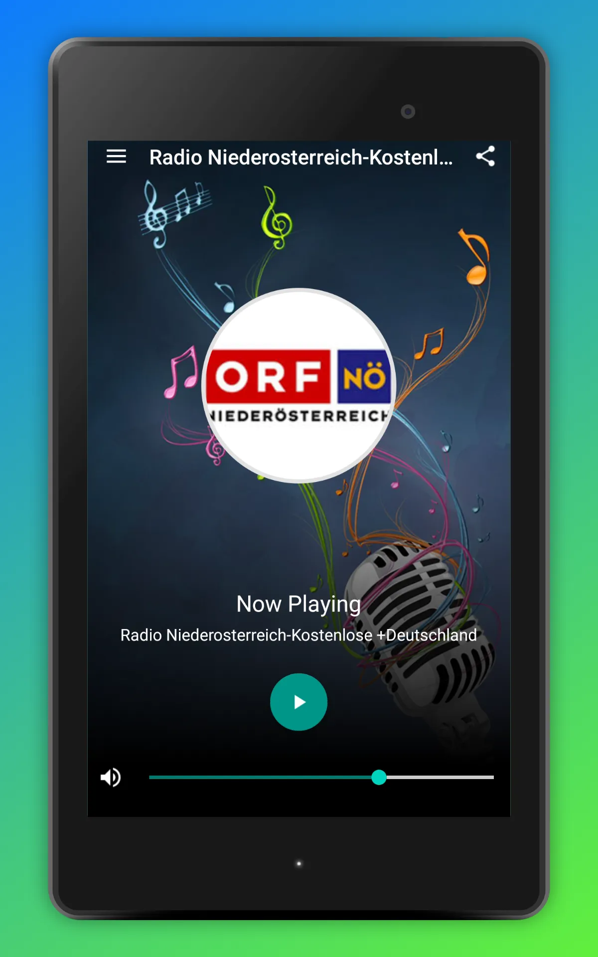 Radio Niederösterreich Online | Indus Appstore | Screenshot