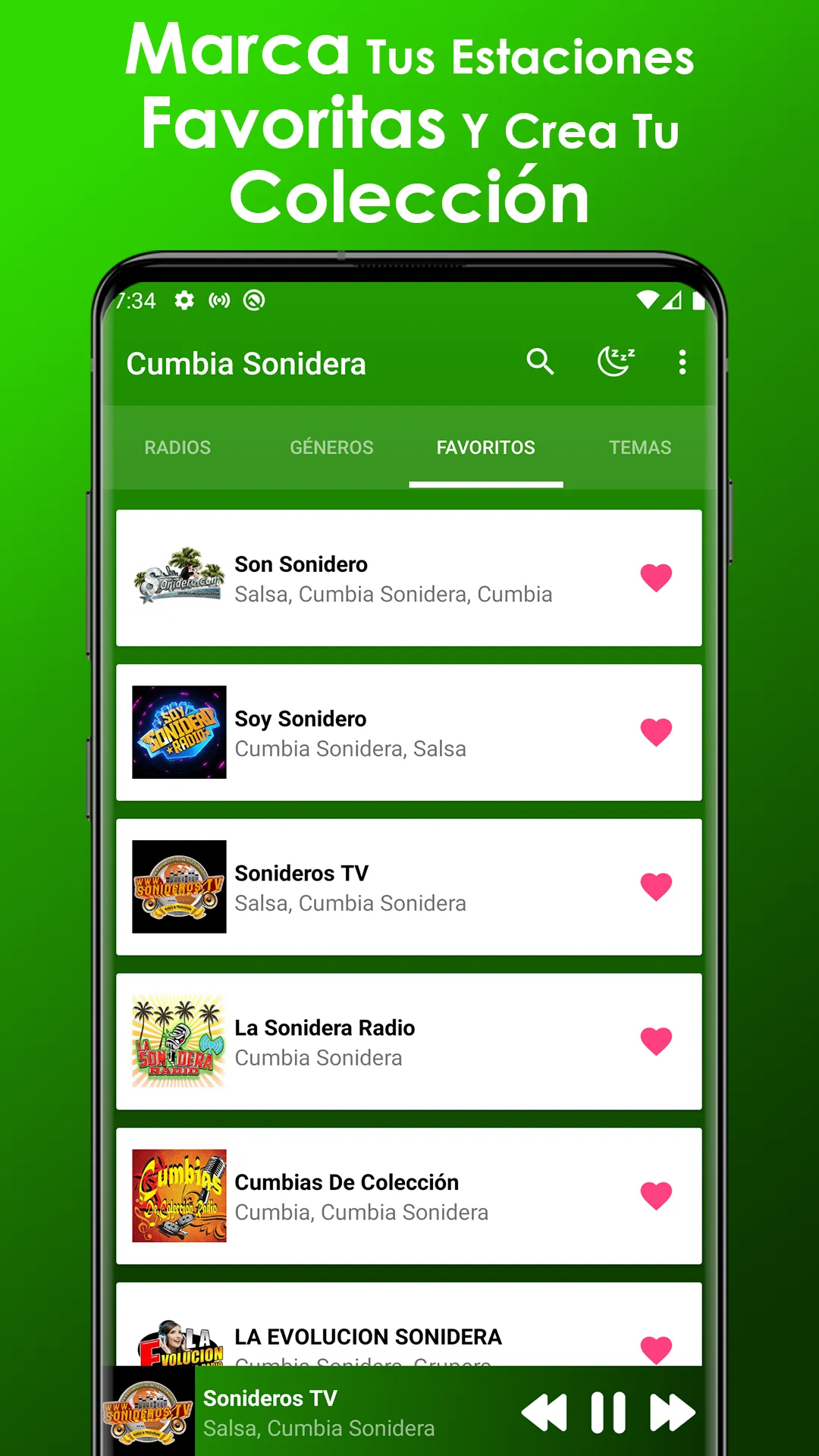 Cumbias Sonideras | Indus Appstore | Screenshot