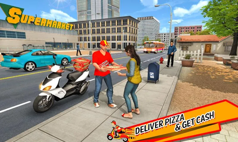 Pizza Delivery Boy Bike Games | Indus Appstore | Screenshot