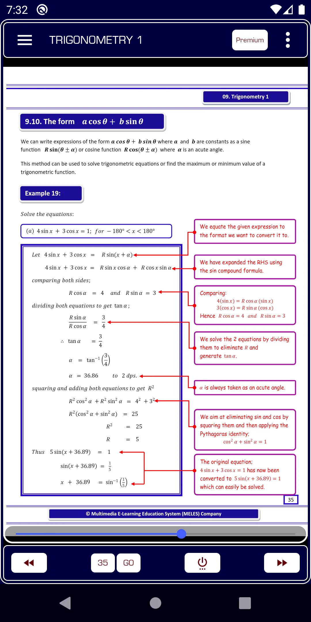 Trigonometry 1 Pure Math | Indus Appstore | Screenshot