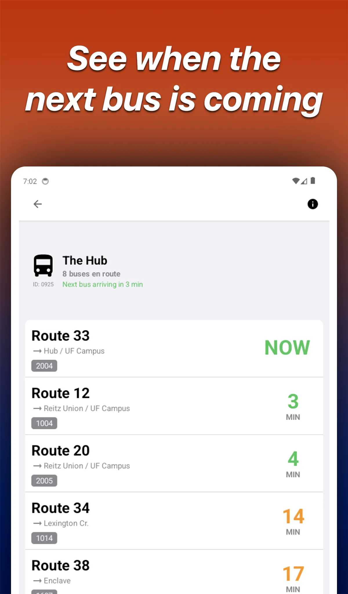 NaviGator for Gainesville RTS | Indus Appstore | Screenshot