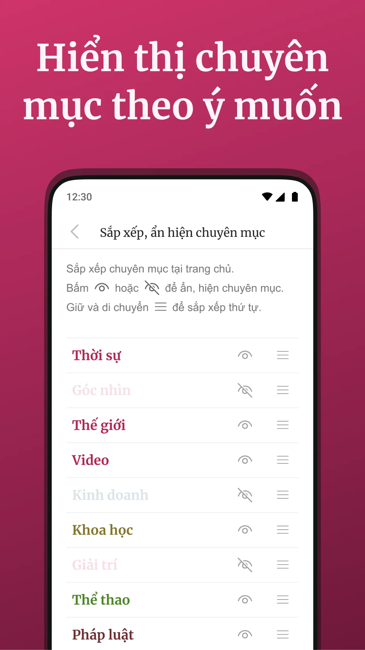 Báo điện tử VnExpress | Indus Appstore | Screenshot