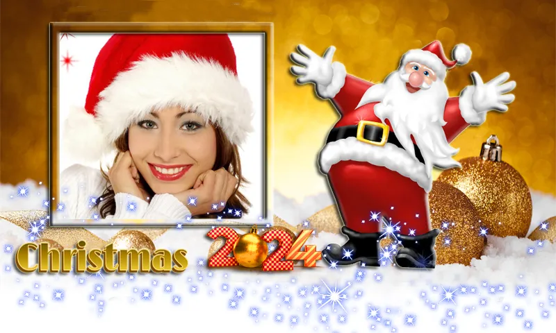 Christmas Photo Frame 2024 | Indus Appstore | Screenshot