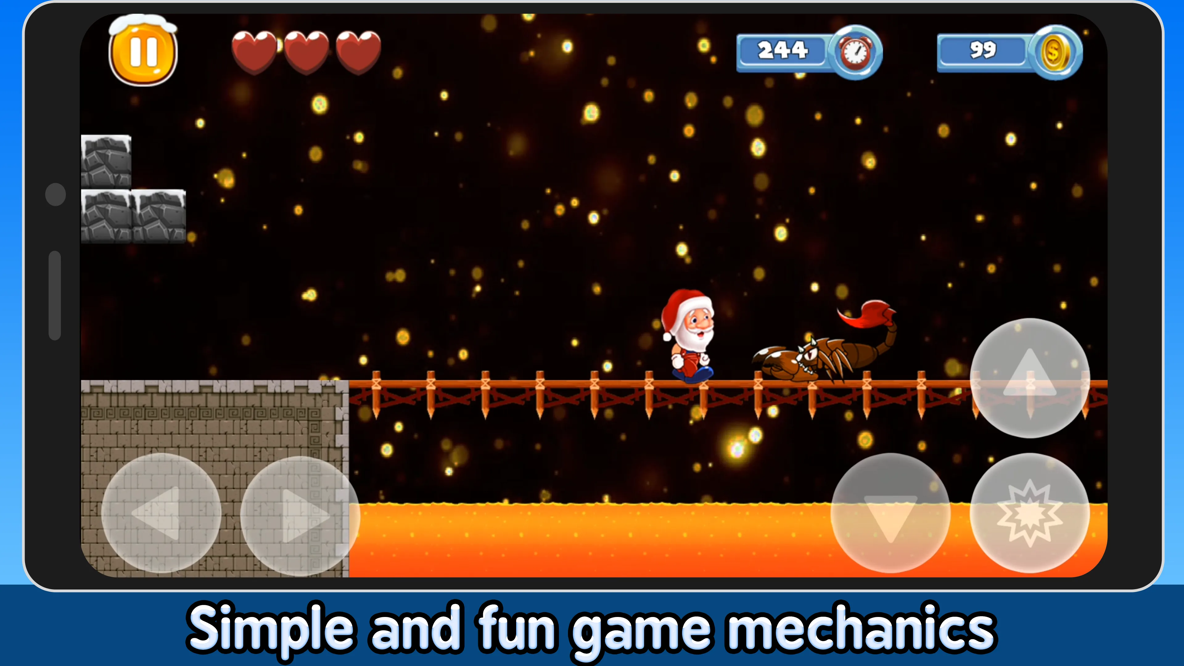 Super Santa Run & Jump | Indus Appstore | Screenshot