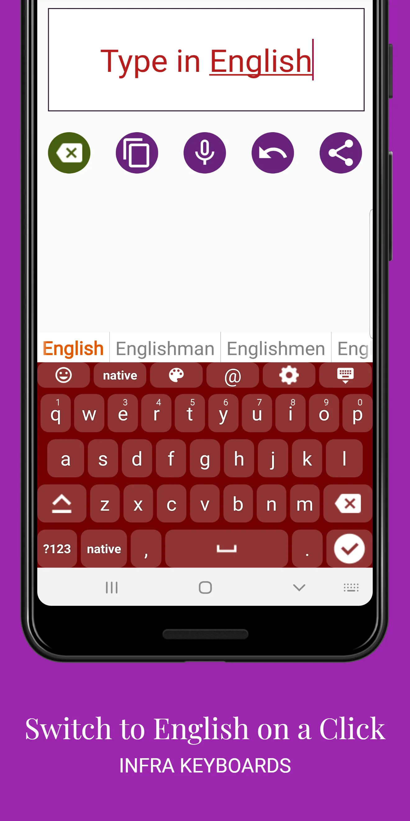 Kannada English Keyboard Infra | Indus Appstore | Screenshot