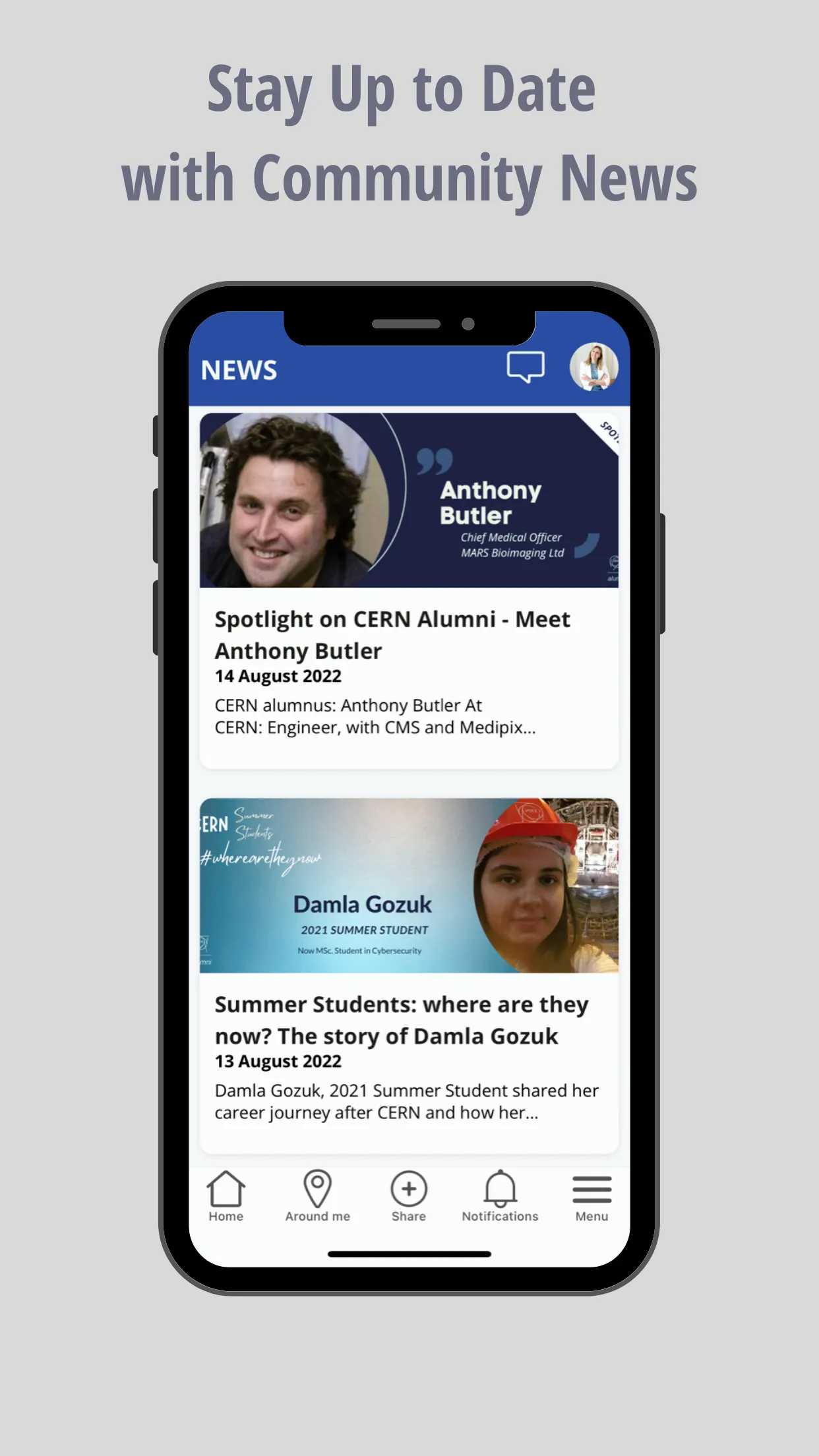 CERN Alumni | Indus Appstore | Screenshot