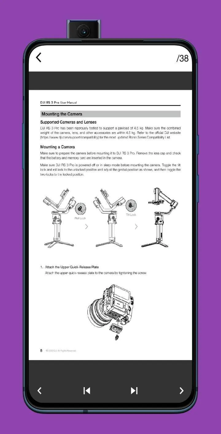 DJI RONIN RS 3 GUIDE | Indus Appstore | Screenshot