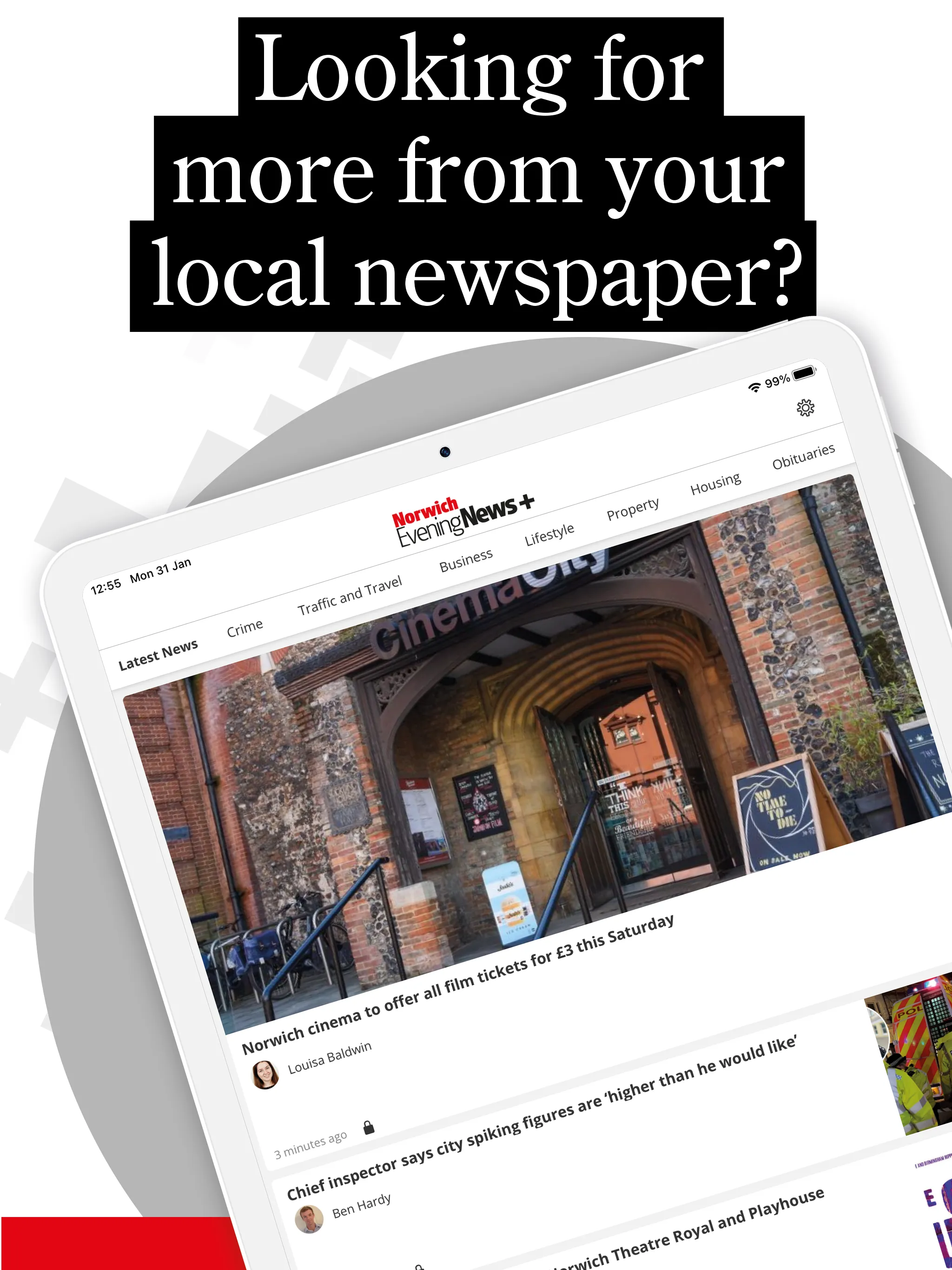 Norwich Evening News+ | Indus Appstore | Screenshot