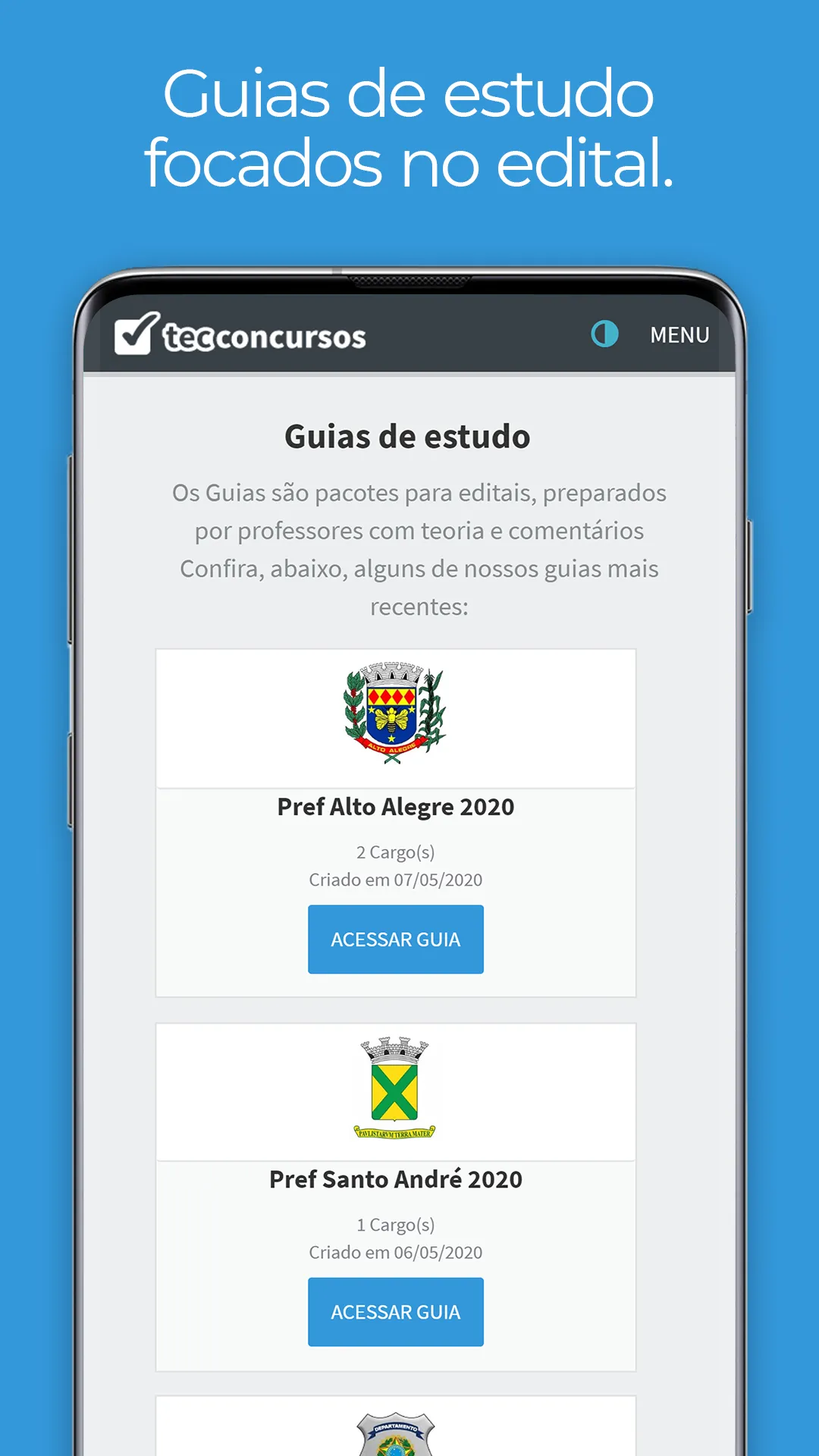 Tec Concursos | Indus Appstore | Screenshot