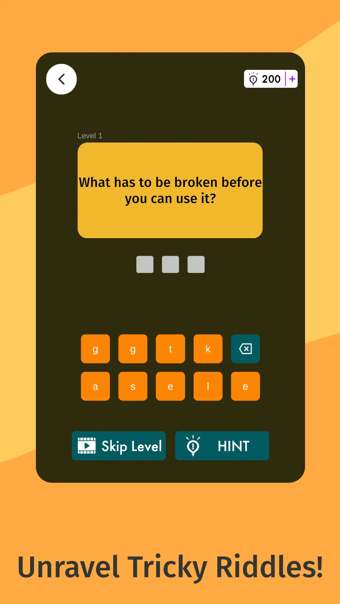 Just Riddles: Puzzle Your Mind | Indus Appstore | Screenshot