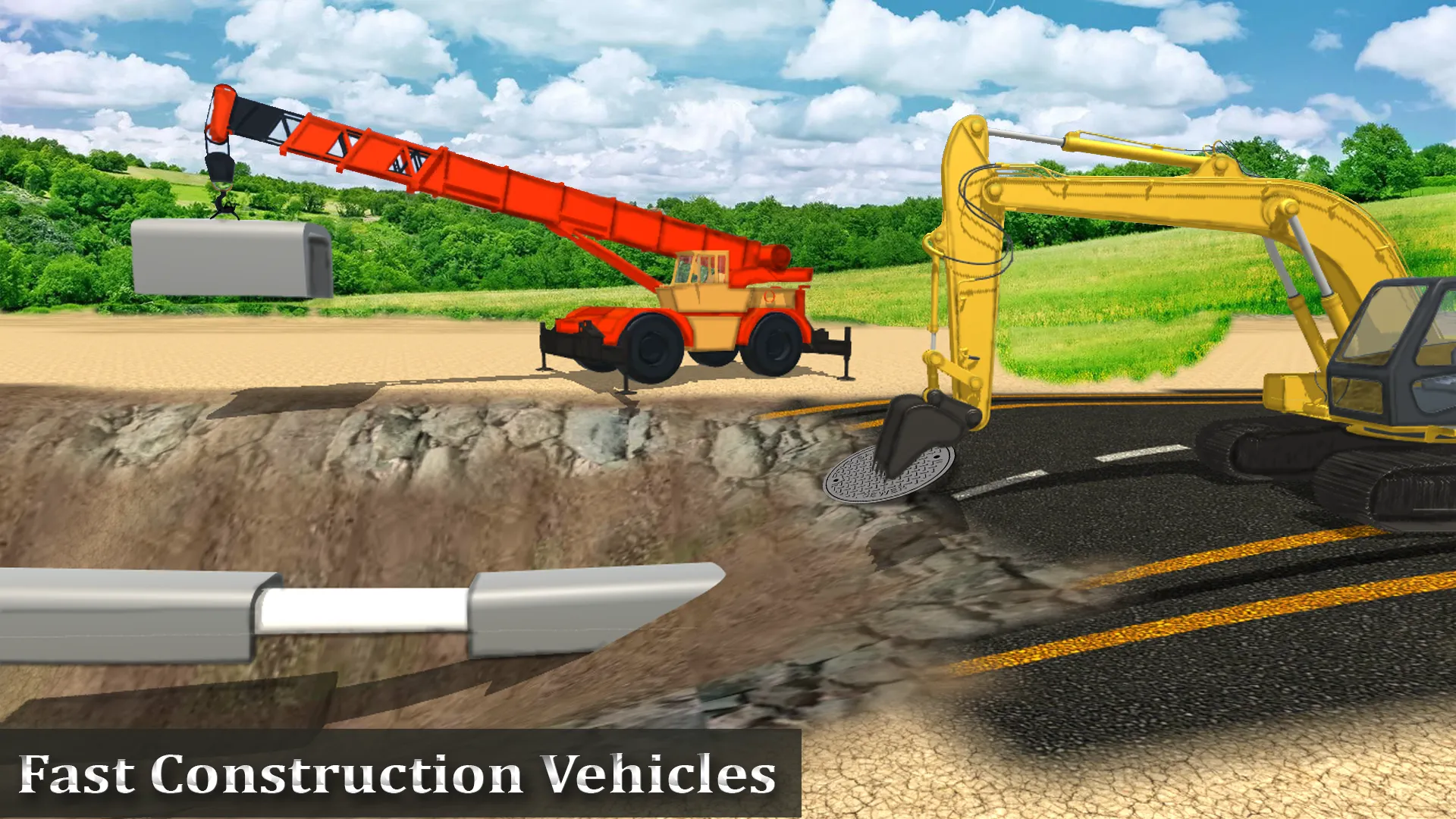 Heavy Construction Road Build | Indus Appstore | Screenshot