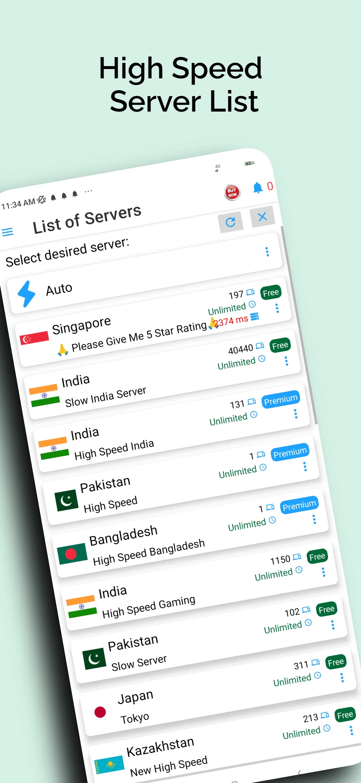 Indian VPN - The Gaming VPN | Indus Appstore | Screenshot