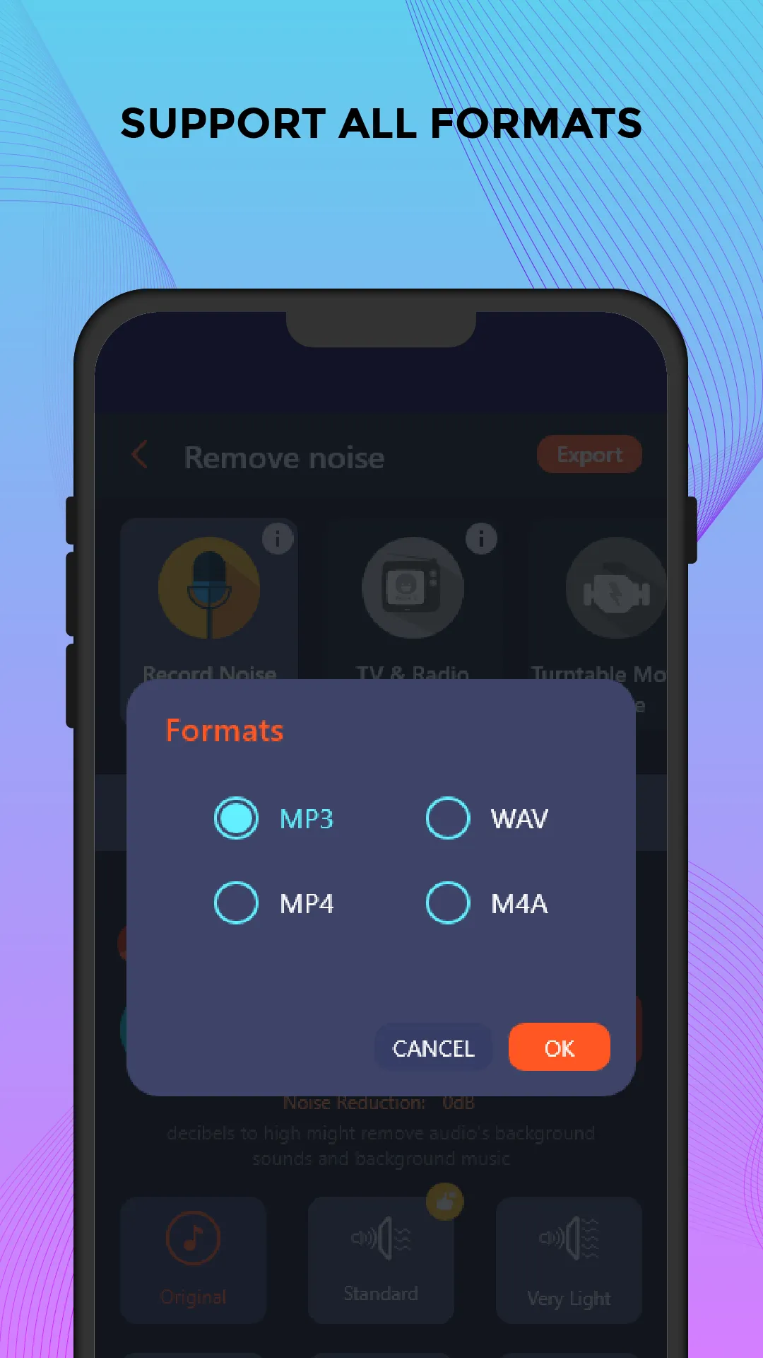 Remove noise: Reduce noise mp3 | Indus Appstore | Screenshot