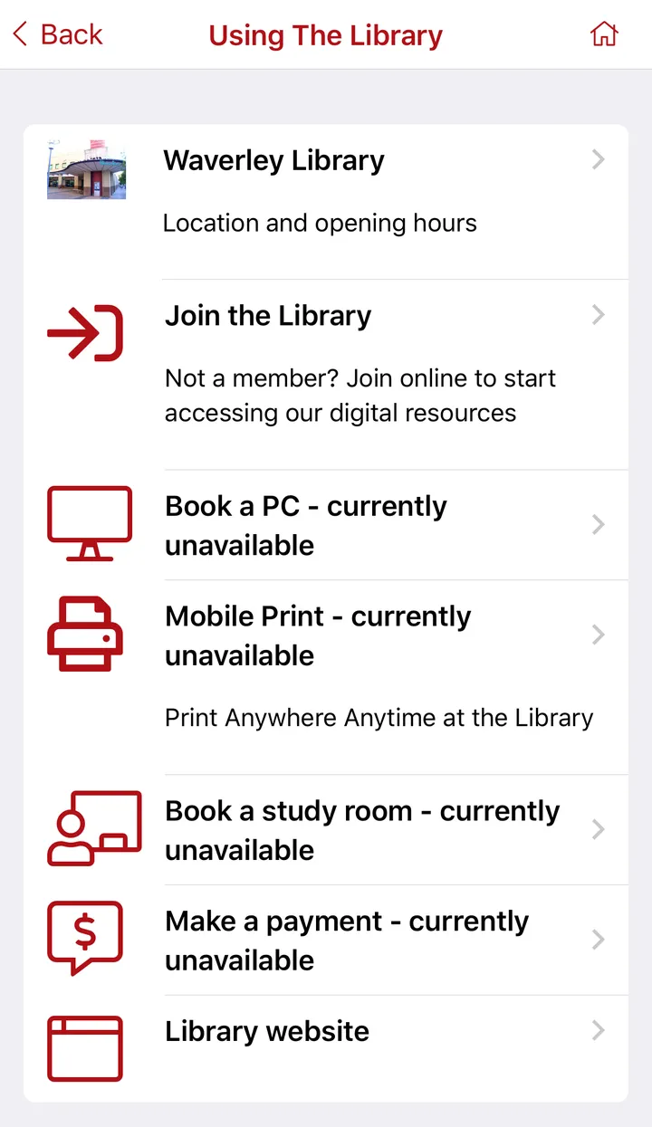 Waverley Library App | Indus Appstore | Screenshot