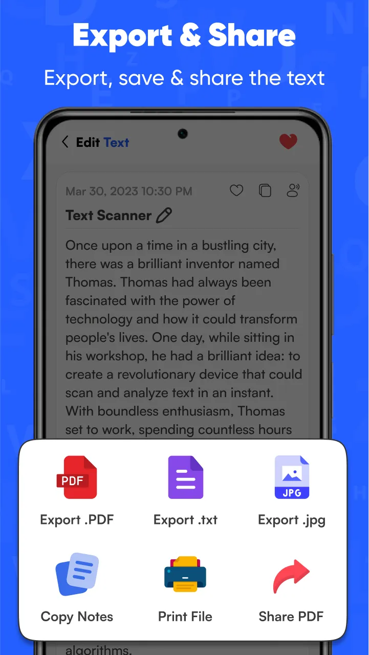 Scanner - Text Barcode QR, PDF | Indus Appstore | Screenshot