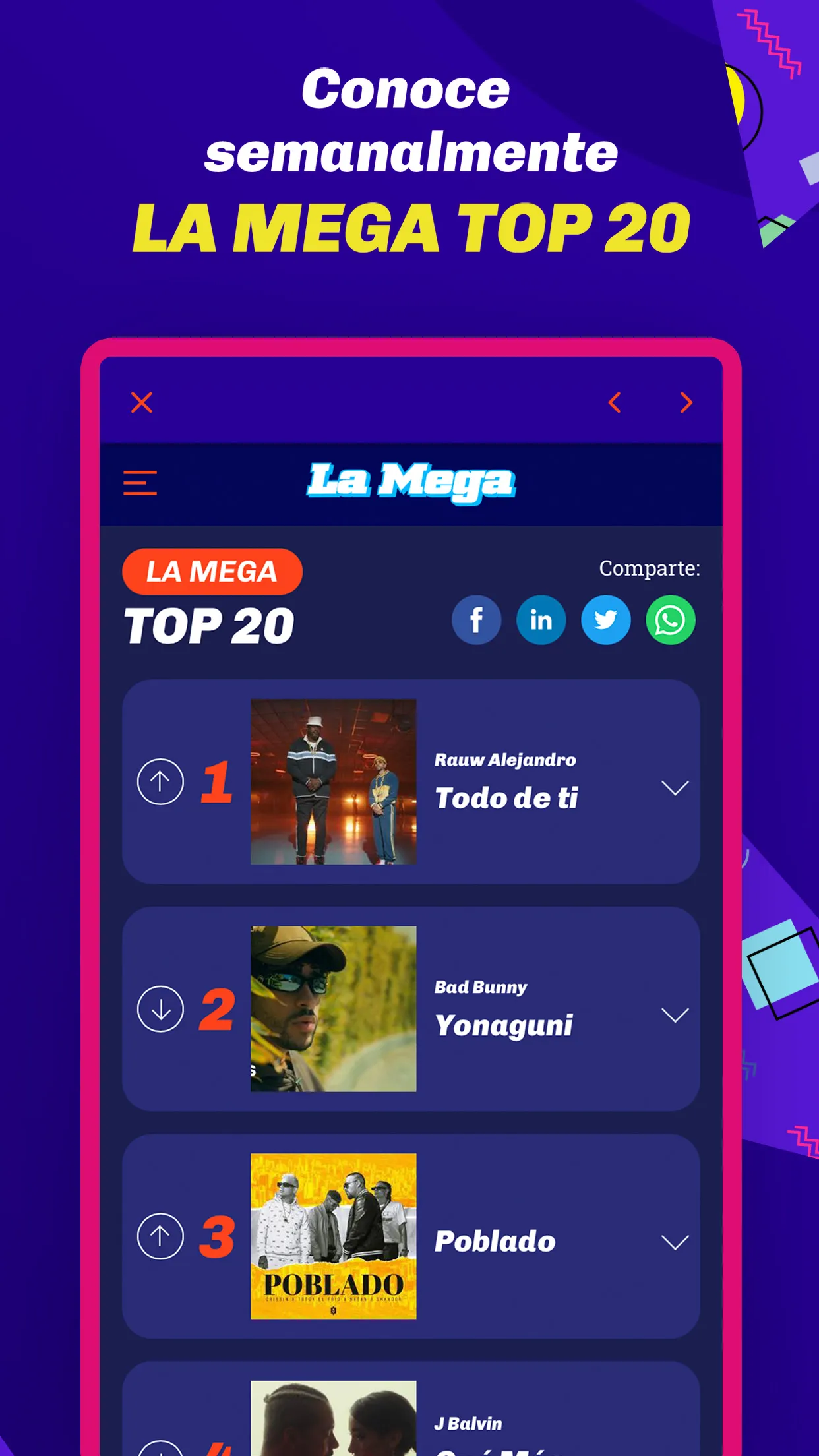 La Mega Oficial | Indus Appstore | Screenshot